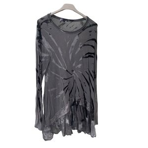 Tempo Paris Sequin Tunic Top NWOT